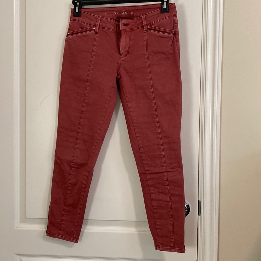 White house black market- skinny cropped pants